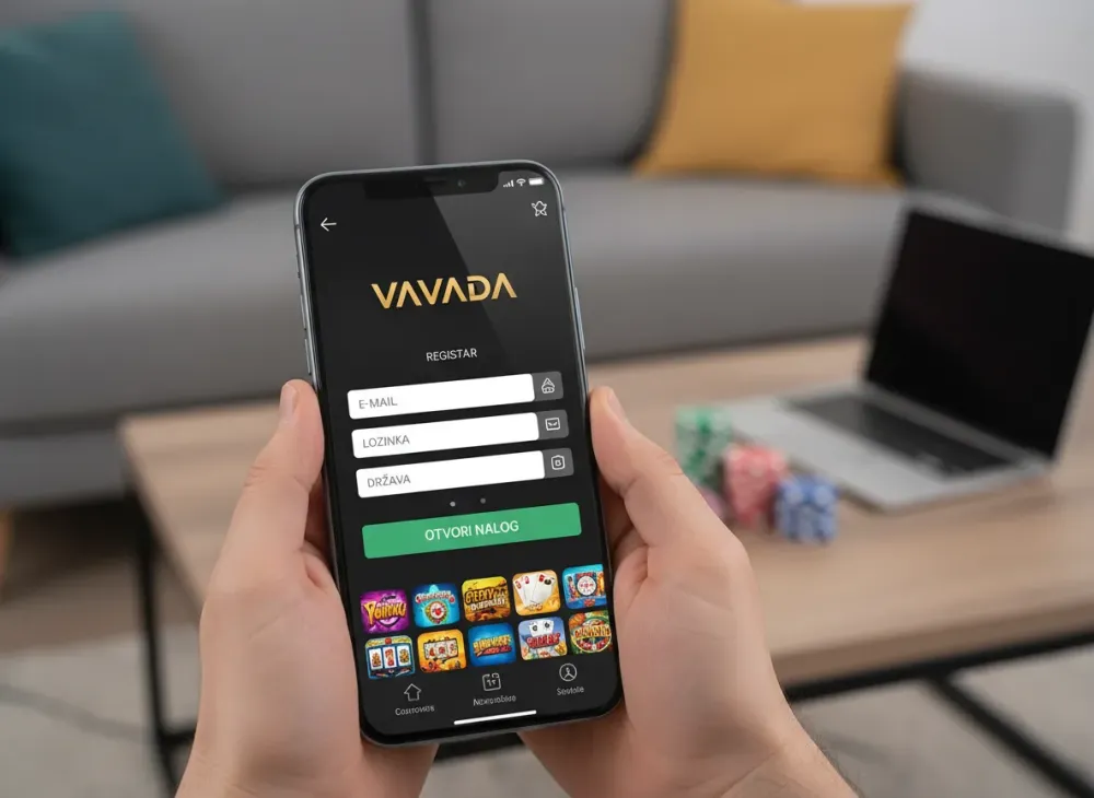 Vavada register za otvaranje naloga i pristup igrama